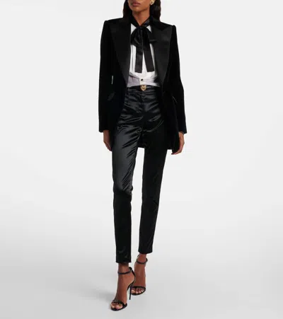 Dolce & Gabbana Sheer Silk Shirt In White