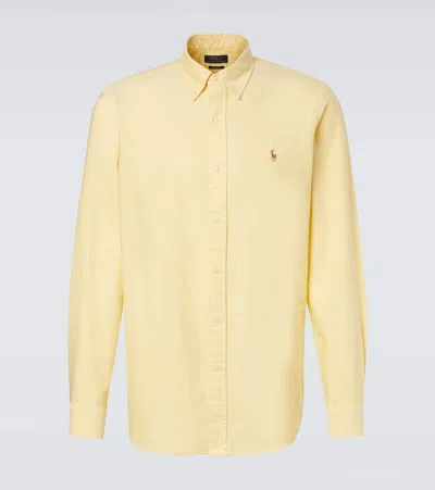Polo Ralph Lauren Traditional Oxford Shirt Button-down Collar In Yellow