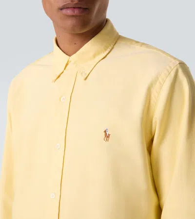 Polo Ralph Lauren Traditional Oxford Shirt Button-down Collar In Yellow