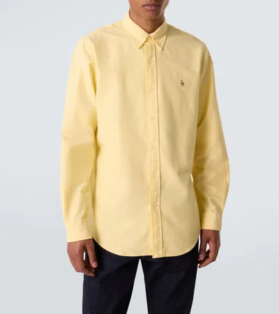 Polo Ralph Lauren Traditional Oxford Shirt Button-down Collar In Yellow