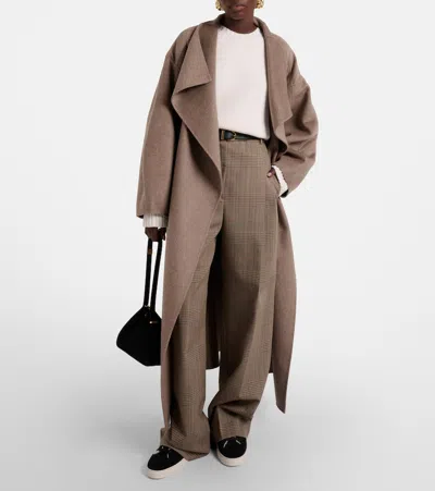 Tod's Cassetta Shearling-lined Suede Sneakers In Black