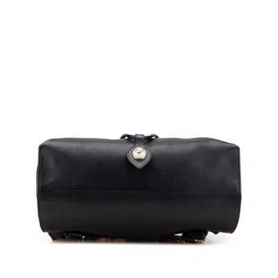 Pre-owned Gucci Animalier Black Green White Leather Backpack ()