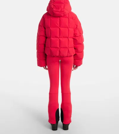 Cordova Oza Quilted Down Ski Jacket In Animal Print