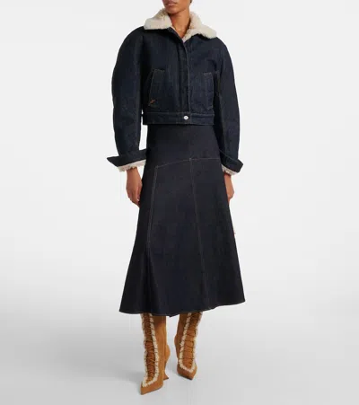 Paris Texas Nina 105 Suede Knee-high Boots In Brown