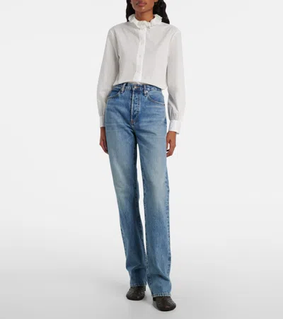 Frame The Vertical Low-rise Bootcut Jeans In Multi