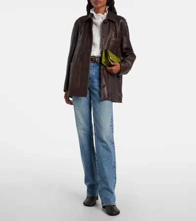 Frame The Vertical Low-rise Bootcut Jeans In Multi