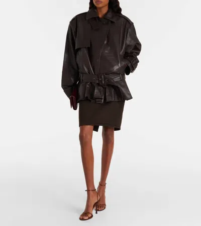 Jimmy Choo Leo 100 Satin Sandals In Animal Print