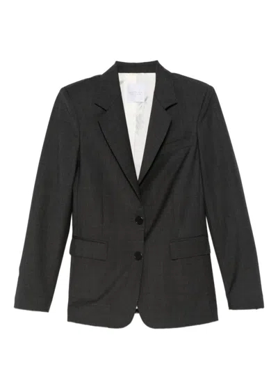 Cenere Gb Single-breasted Blazer In Black