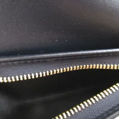 Pre-owned Gucci Beige Navy Canvas Leather Coin Purse/coin Case () In Multi