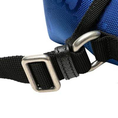 Pre-owned Gucci Black Blue Nylon Shoulder Bag () In Multi