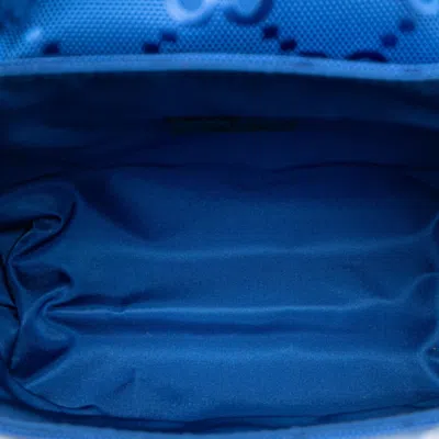 Pre-owned Gucci Black Blue Nylon Shoulder Bag () In Multi