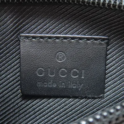 Pre-owned Gucci Black Gg Canvas Shoulder Bag ()