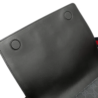 Pre-owned Gucci Black Pvc Leather Shoulder Bag ()