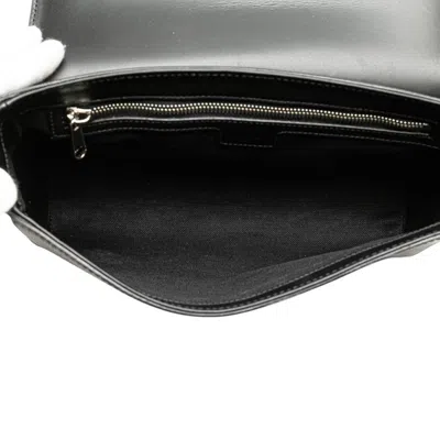 Pre-owned Gucci Black Pvc Leather Shoulder Bag ()