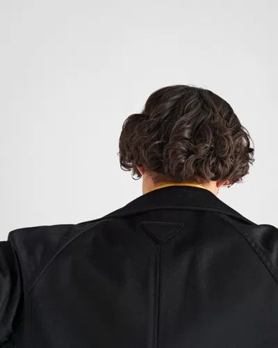 Prada Cashmere Coat In Multi