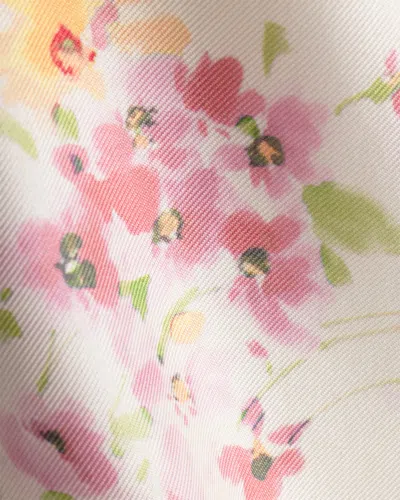 Prada Floral-print Silk Scarf In Multi