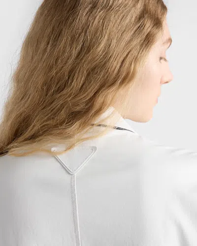 Prada Nappa Leather Shirt In Animal Print