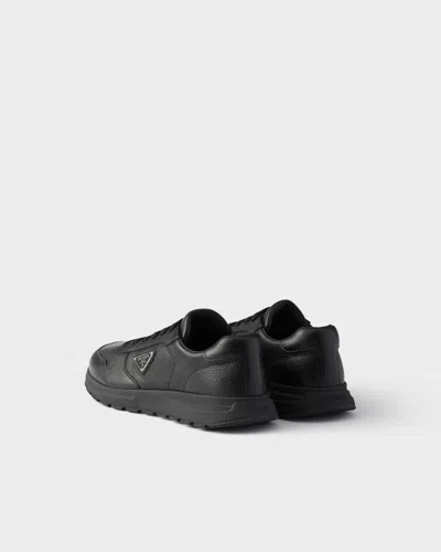 Prada Re-nylon Lace-up Sneakers In Black