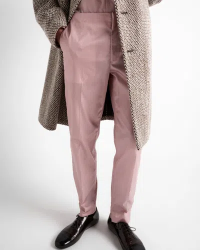 Prada Men's Analog Brushed Leather Oxfords In Brown