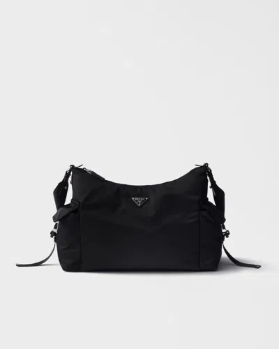 Prada Explore Side-pockets Messenger Bag In Black