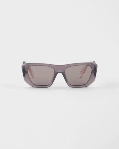 Prada Symbole Sunglasses In Neutral