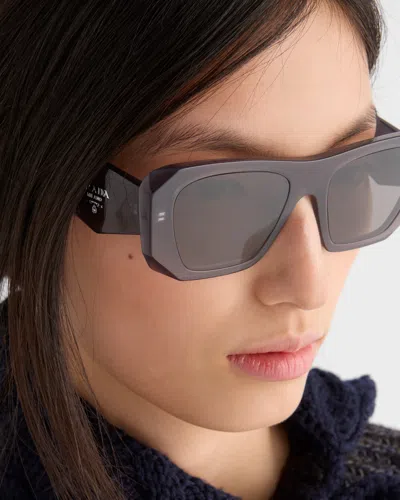 Prada Symbole Sunglasses In Neutral