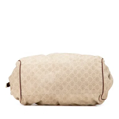 Pre-owned Gucci Gg Canvas Beige Brown Gg Canvas Handbag Shoulder Bag ()