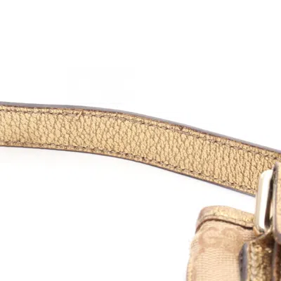 Pre-owned Gucci Gg Canvas Beige Gg Canvas Shoulder Bag () In Sand