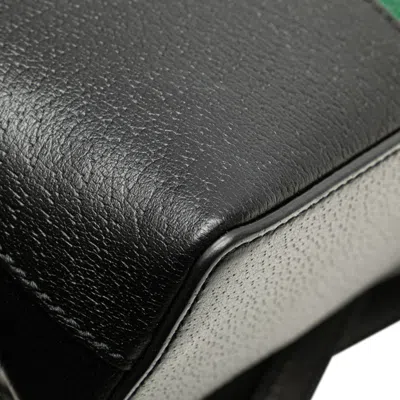 Pre-owned Gucci Sherry Line Black Leather Shoulder Bag ()