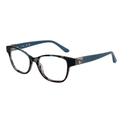 Guess Blue Acetate Glasses Women's (frames) In Blue