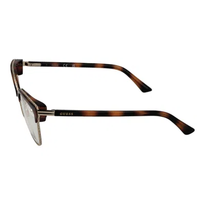 Guess Brown Plastic Glasses Women's (frames) In Brown