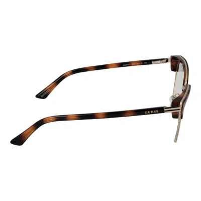 Guess Brown Plastic Glasses Women's (frames) In Brown