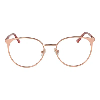 Guess Rose Gold Metal Glasses Women's (frames) In Gold