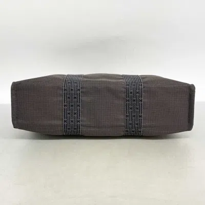 Pre-owned Hermes Gray Canvas Tote Bag ()