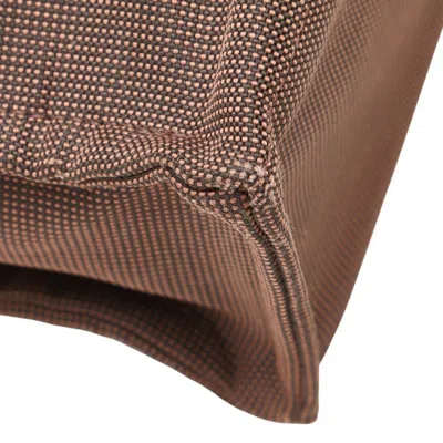 Pre-owned Hermes Her Line Brown Canvas Handbag Tote Bag ()