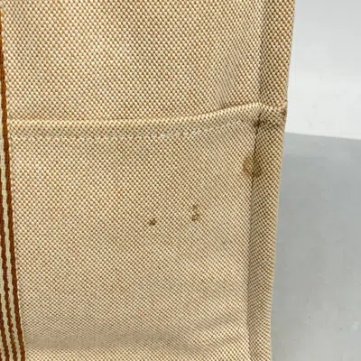 Pre-owned Hermes Orange Canvas Tote Bag ()