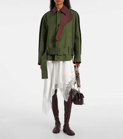 Proenza Schouler Tee Stretch Leather Over-the-knee Boots In Brown