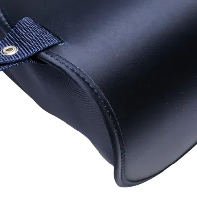 Pre-owned Hermes Sherpa Green Navy Nylon Backpack () In Multi