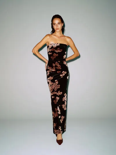 Reformation Ellison Knit Dress In Black