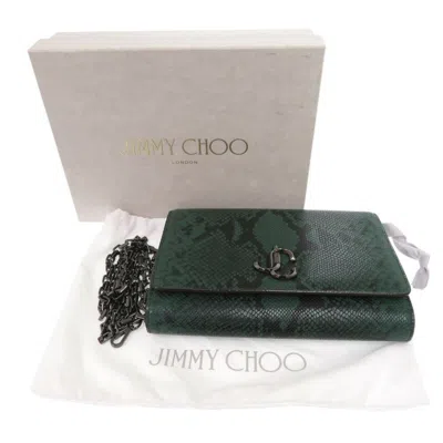 Pre-owned Jimmy Choo Green Leather Shoulder Bag ()