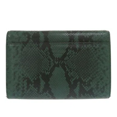 Pre-owned Jimmy Choo Green Leather Shoulder Bag ()