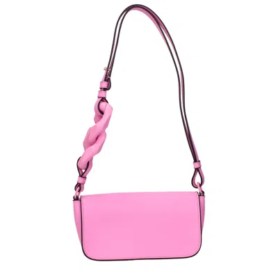 Jw Anderson Pink Leather Shoulder Women's Bag In Pink
