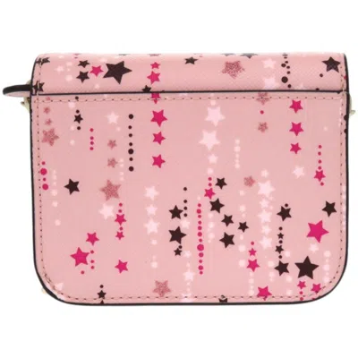 Pre-owned Kate Spade Black Pink Pvc Wallet (bi-fold) () In Multi