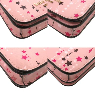 Pre-owned Kate Spade Black Pink Pvc Wallet (bi-fold) () In Multi
