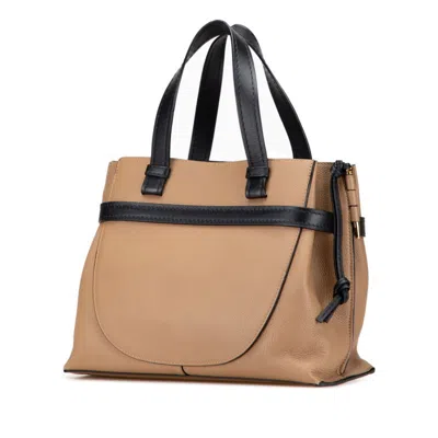 Pre-owned Loewe Black Leather Handbag Shoulder Bag ()