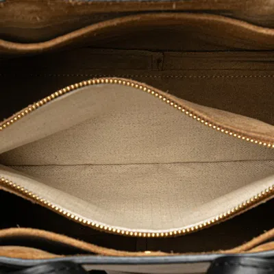 Pre-owned Loewe Black Leather Handbag Shoulder Bag ()