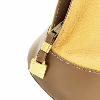 Pre-owned Loewe Brown Camel Leather Handbag Tote Bag ()