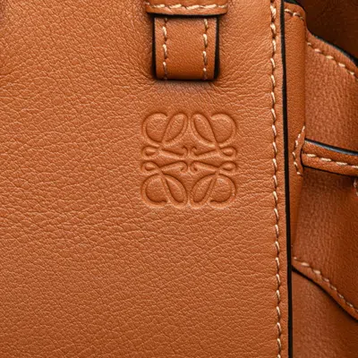 Pre-owned Loewe Hammock Brown Leather Handbag Shoulder Bag ()