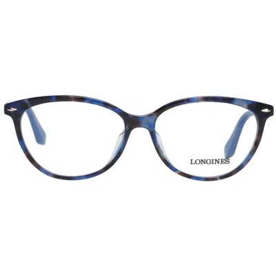 Longines Blue Plastic Glasses Women's (frames) In Blue