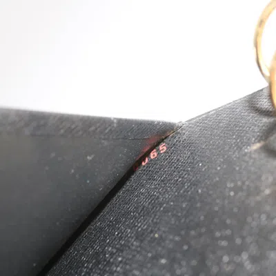 Pre-owned Louis Vuitton Agenda Mm Black Leather Wallet  ()